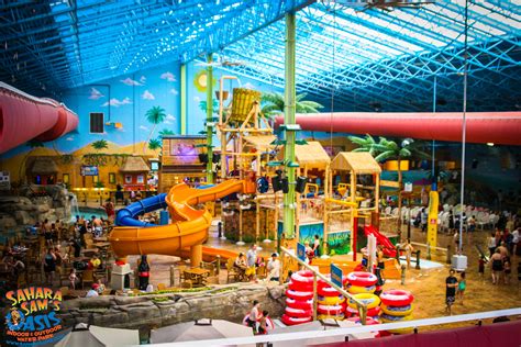 Sahara sam - New Jersey has an incredible indoor water resort with more amenities than you can imagine. Sahara Sam's Oasis is an 80,000+ square foot indoor waterpark. Image/Sahara Sam's. Open year-round, it's always 84 degrees inside. There's a …